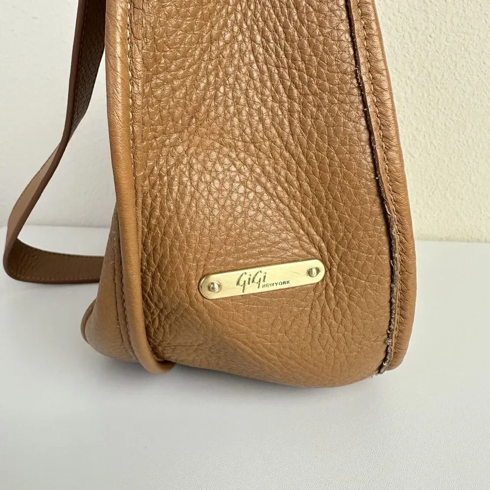 GiGi New York Jackson Leather Saddle Bag Boho Casual‎ Minimalist Cottagecore